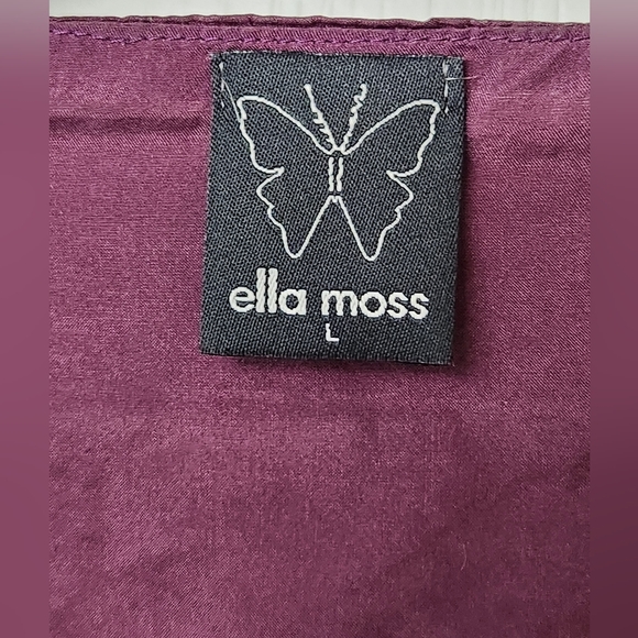 Ella Moss Fushia Openback Flowy Top Size L-XL - Picture 4 of 4